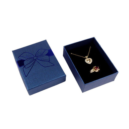32pcs Jewelry Storage Box Necklace Pendant Ring Organizer Gift Packaging - Blue.