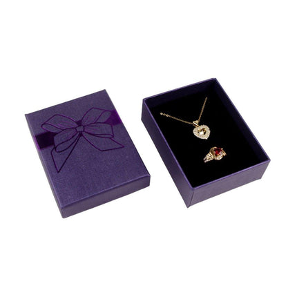 32pcs Jewelry Storage Box Necklace Pendant Ring Organizer Gift Packaging - Blue.