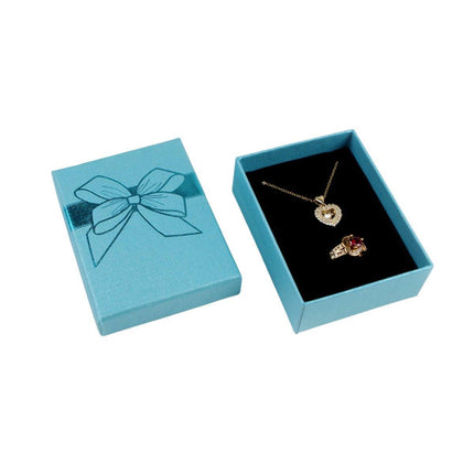 32pcs Jewelry Storage Box Necklace Pendant Ring Organizer Gift Packaging - Blue.