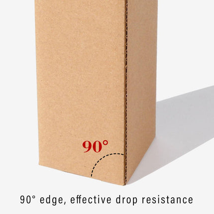 50pcs Long Strip Carton Flat Square Durable Shipping Boxes for Packaging Storage - 6.5cm x 6.5cm x 28cm.