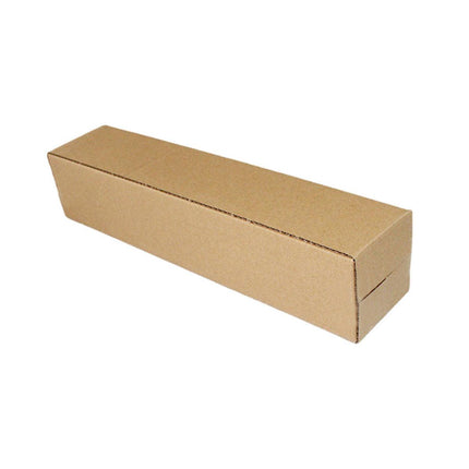 50pcs Long Strip Carton Flat Square Durable Shipping Boxes for Packaging Storage - 6.5cm x 6.5cm x 28cm.