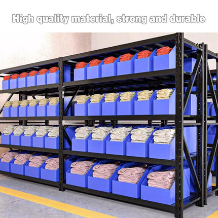 Plastic Storage Box Set 6Size Clear Hard Case Miter Tool Parts Display Organiser - 30x20x30cm.