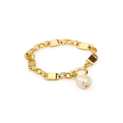 Simple Chunky Chain Bracelet Elegant Trendy Fashion Jewelry for Women Gifts.