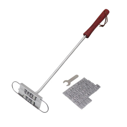 Alphabet Fire Branding Barbecue Grill Tool Custom Branding Iron for BBQ Meat.