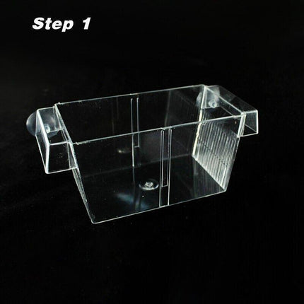 Large Breeding Aquarium Fish Tank Guppy Hatchery Breeder Rearing Isolation Box.