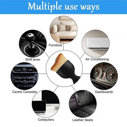 4pcs Car Interior Cleaning Tool Set Crevice Brush Dust Remover for Detailing.