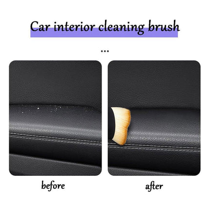 4pcs Car Interior Cleaning Tool Set Crevice Brush Dust Remover for Detailing.
