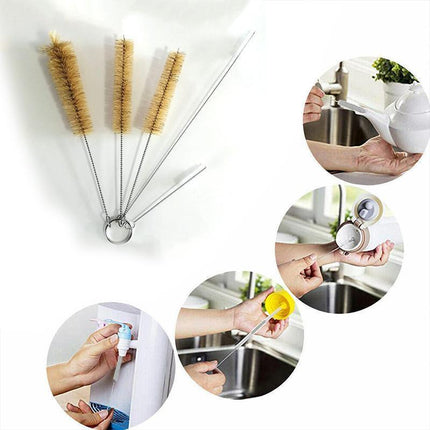5PCS Bottle Cleaning Brush Set for Glass Straws Tubes Bottles Narrow Neck Cups.