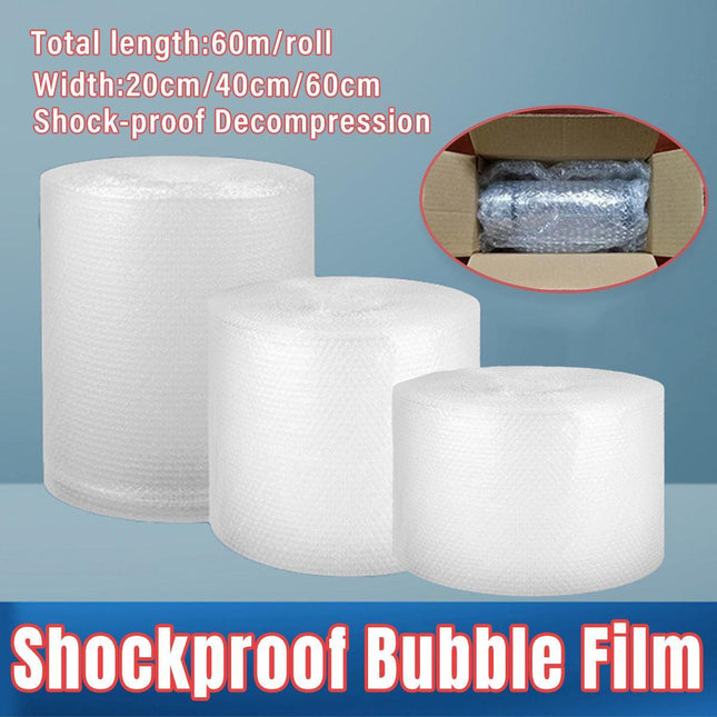 Bubble Wrap Roll Shockproof Packaging Foam Paper Express Shipping Protective - 20cm.