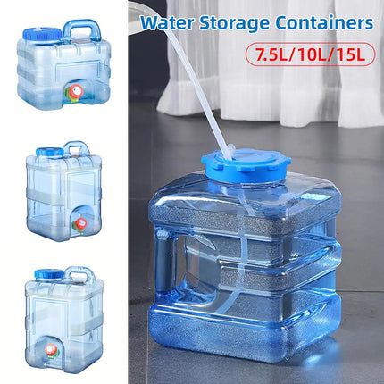 Outdoor Water Bucket Household Storage Car Water Tank Drinking Water Storage - 15L.