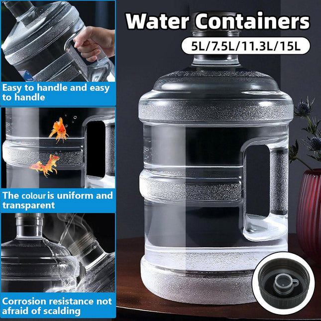 Water Storage Jugs Water Bucket Pure Water Barrel Portable Water Tank Water - 7.5L.
