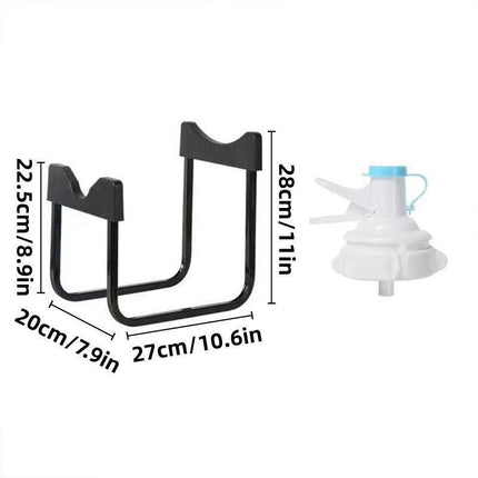 2pcs Bucket Holder Inverted Water Bucket Holder for Storage and Organization.