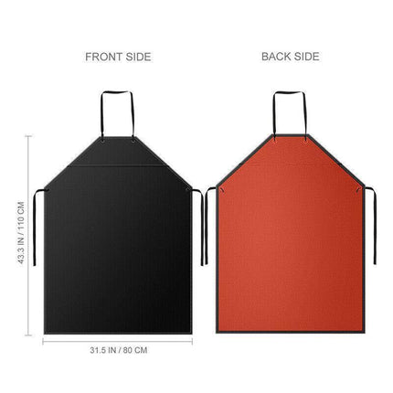 Waterproof Apron Pvc Apron Chef Butcher Work Heavy Duty Royal Black Best Quality.