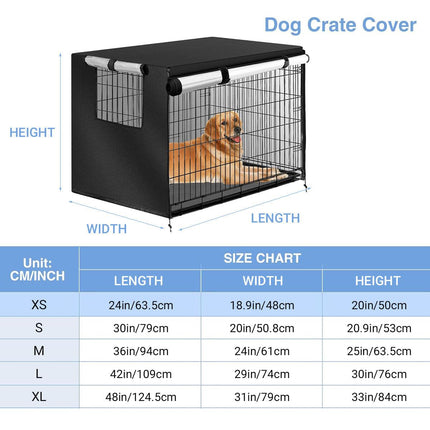 Oxford Cloth Pet Cover Outdoor Garden Yard Dog Dust Protector Waterproof Shield - XS.