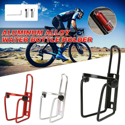 Durable Aluminum Alloy Water Bottle Holder for MTB Bike Bicycle Cycling Cage - Red.