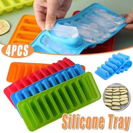 Silicone Baking Mould Finger Shaped Molds Cookie Ice Tray Chocolate Long Strips.