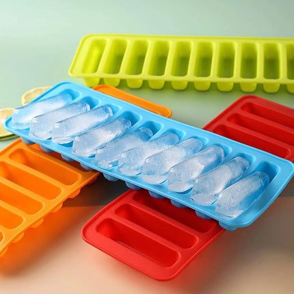 Silicone Baking Mould Finger Shaped Molds Cookie Ice Tray Chocolate Long Strips.