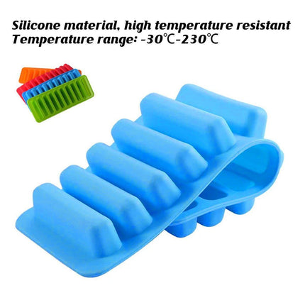 Silicone Baking Mould Finger Shaped Molds Cookie Ice Tray Chocolate Long Strips.