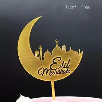 Happy Birthday Acrylic Cake Topper Cake Decoration Golden Silver Party - Colourful-Crown.