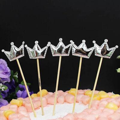 Happy Birthday Acrylic Cake Topper Cake Decoration Golden Silver Party - Colourful-Crown.