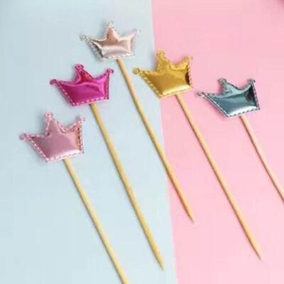 Happy Birthday Acrylic Cake Topper Cake Decoration Golden Silver Party - Colourful-Crown.