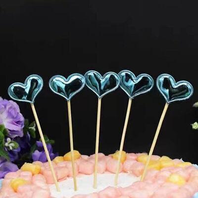 Happy Birthday Acrylic Cake Topper Cake Decoration Golden Silver Party - Pink-Star.
