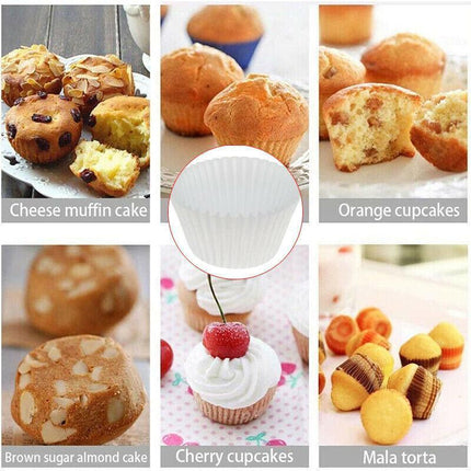 Patty Pans Muffin Cases Choc 600/Pk Cake Boards Cupcake Liners Boxes Baking Cups - 600PCS-2.5CM.