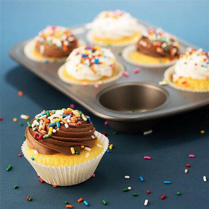 Patty Pans Muffin Cases Choc 600/Pk Cake Boards Cupcake Liners Boxes Baking Cups - 600PCS-2.5CM.