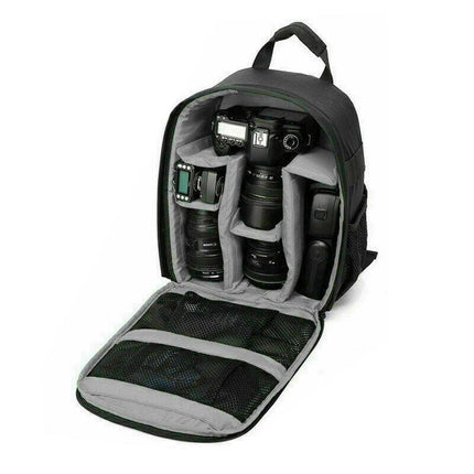 Waterproof DSLR Camera Backpack Multi Functional Rucksack for Canon Nikon Sony - Orange.