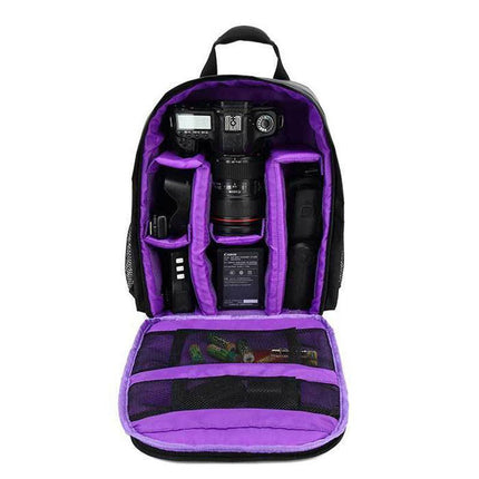 Waterproof DSLR Camera Backpack Multi Functional Rucksack for Canon Nikon Sony - Orange.