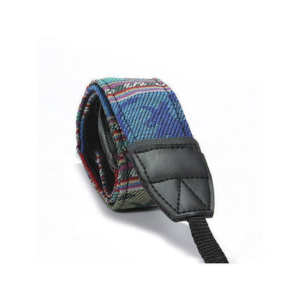 Camera Strap Compatible With Sony Nikon Olympus Dslr Canon Vintage Shoulder Neck - Black.