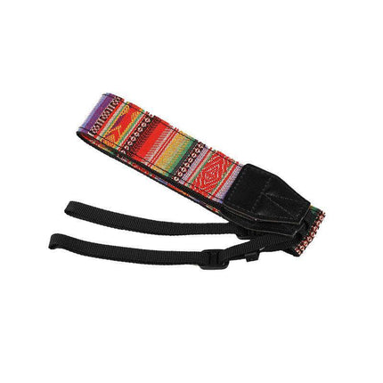 Camera Strap Compatible With Sony Nikon Olympus Dslr Canon Vintage Shoulder Neck - Black.