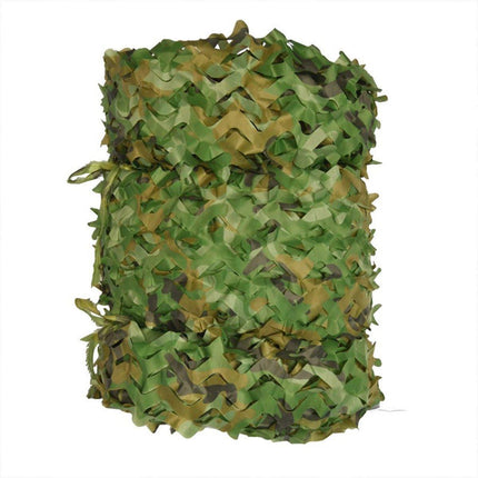 Outdoor Camouflage Mesh Sunscreen Shade Heat Insulation Leaf Decorative Fabrics.