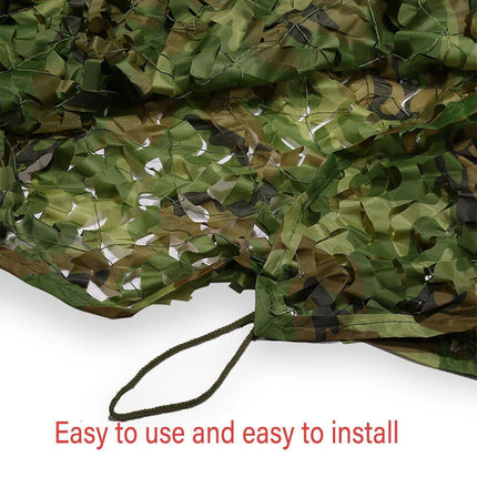 Outdoor Camouflage Mesh Sunscreen Shade Heat Insulation Leaf Decorative Fabrics.
