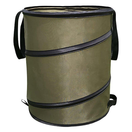 Folding Garden Leaf Bin Portable Outdoor Storage Bucket Camping Trash Can.