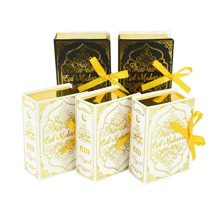 50PCS Moon Stars Wedding Candy Box Gift Box Holiday Party Decorations Favour - White.