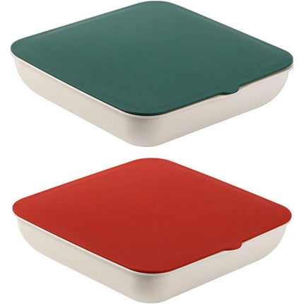Plastic Fruit Plate Candy Box Dried Fruit Storage Box Snacks Nuts Tray Holder - Green.