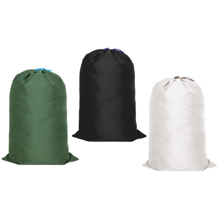 Canvas Drawstring Large Bag Pouch Clothes Craft Storage Laundry - Green-74X120cm.