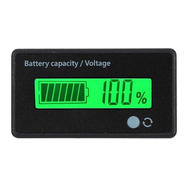Lcd 12V-48V Battery Capacity Indicator Voltage Voltmeter Monitor Meter Caravan.