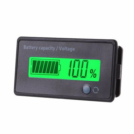Lcd 12V-48V Battery Capacity Indicator Voltage Voltmeter Monitor Meter Caravan.