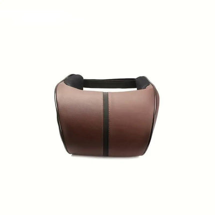 Car Headrest Neck Pillow for Comfortable Travel Support Memory Foam Car Pillow - Black.