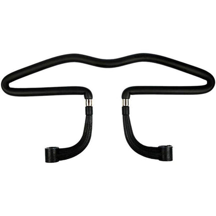 Vehicle Headrest Clothes Hanger PU Leather Suit Rack for Back Seat Storage.