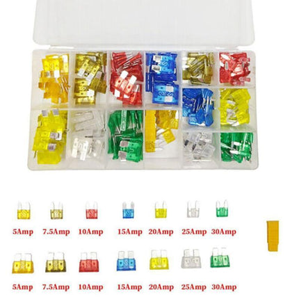 300Pcs Car Blade Fuses Assortment Assorted Kit Blade Set Auto Truck Automotive.