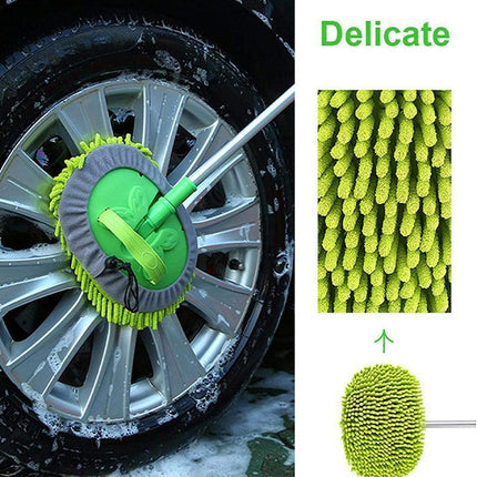 New Telescopic Car Brush Wash Soft Care Mop Vehicle Cleaning Window Adjustable - Car Brush Wash Mop.