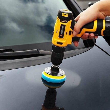22Pcs 3" Buffing Waxing Polishing Sponge Pads Kit Set For Car Polisher Drill Au.