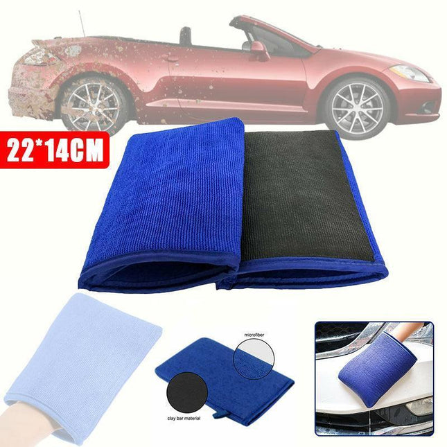 Magic Clay Mitt Glove Car Polish Clay Bar Detailing Glove Microfiber Car Wash.