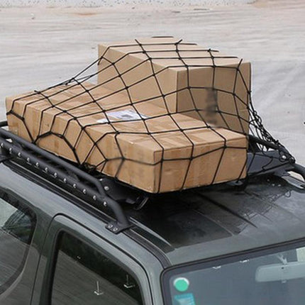 Car Roof Top Rack Basket Luggage Bungee Net Cargo Mesh Carrier Cover Storage.
