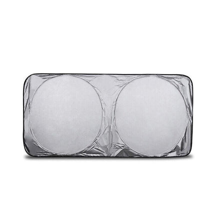 Car Windshield Sunshade Foldable 150×70cm UV Block Front Visor for SUV Van.