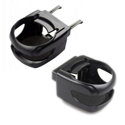 Car Cup Holder Air Vent Drink Mount Black Clip-On Can Bottle Holder for Vehicle Black.