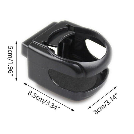 Car Cup Holder Air Vent Drink Mount Black Clip-On Can Bottle Holder for Vehicle Black.